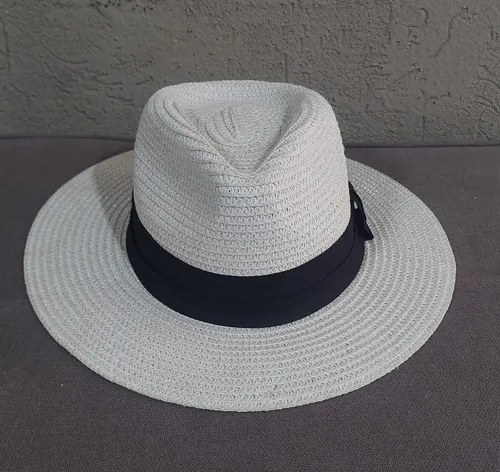 Sombrero Lino Blanco Muy Lindo Consultar Stock Blanco 1