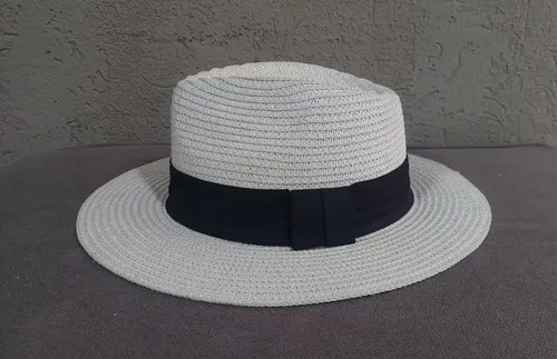 Sombrero Lino Blanco Muy Lindo Consultar Stock Blanco 1 - 2
