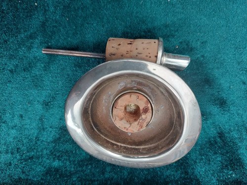 Tapón Corcho Sombrero Para Vino Metal Consultar Stock Plateado Lisa - 3