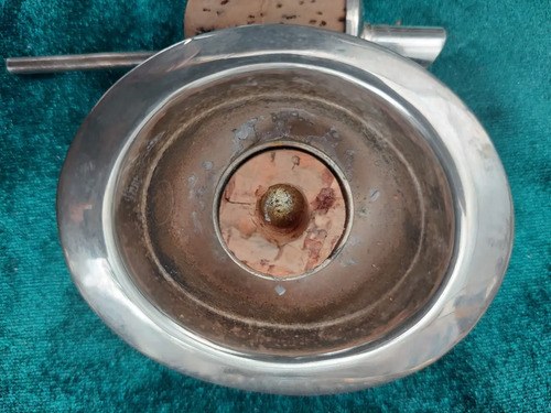 Tapón Corcho Sombrero Para Vino Metal Consultar Stock Plateado Lisa - 4