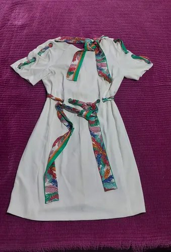 Vestido Corto Emilio Pucci Lazos Italia Consultar Stock Blanco Uni