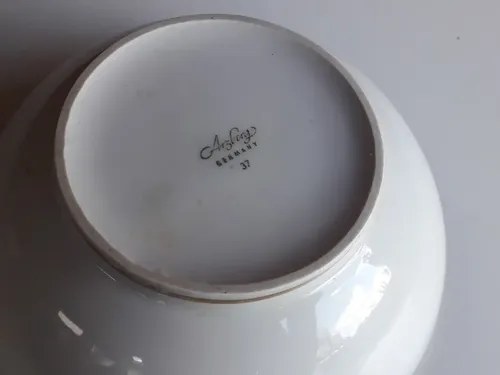 Vieja Ensaladera Porcelana Alemana Arsberg Consultar Stock - 5
