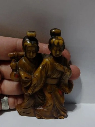 Vieja Figura Baquelita Japonés Consultar Stock - 2