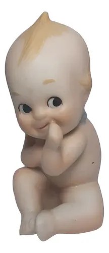 Vieja Figura Porcelana Bebe Kewpie Consultar Stock Beige