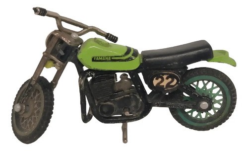 Vieja Moto Yamaha Verde Coleccion Consultar Stock Verde