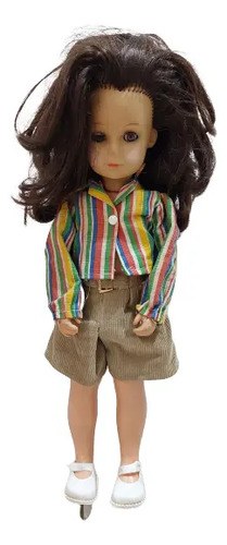 Vieja Muñeca Plastico Duro Años 70 Consultar Stock