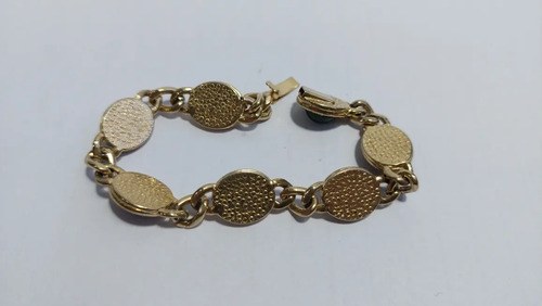 Vieja Pulsera Dorada Vidrios Colores Consultar Stock Dorado 28221.9 Cm 45.72 Cm - 5