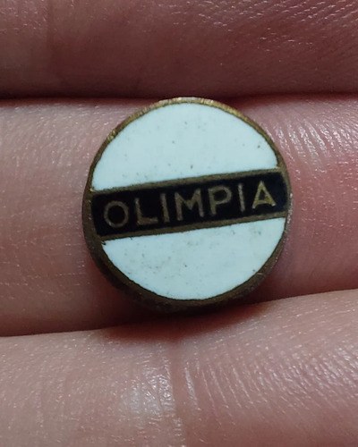 Viejo Pin Solapero Olimpia Paraguay Esmalteconsultar Stock Amarillo - 3
