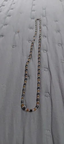 Viejo Collar Hematite Cristal 72 Cm Consultar Stock Gris Oscuro