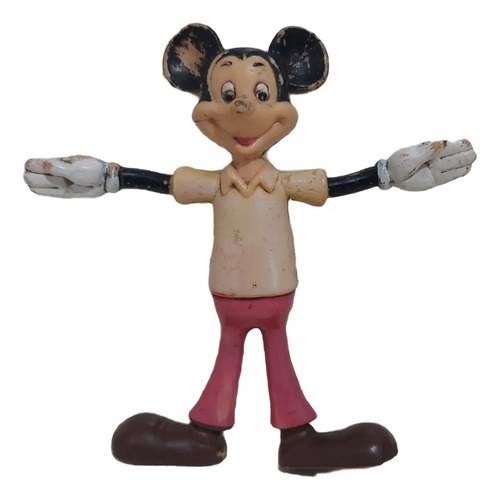 Viejo Muñeco Mickey Mouse Goma Bravo Consultar Stock