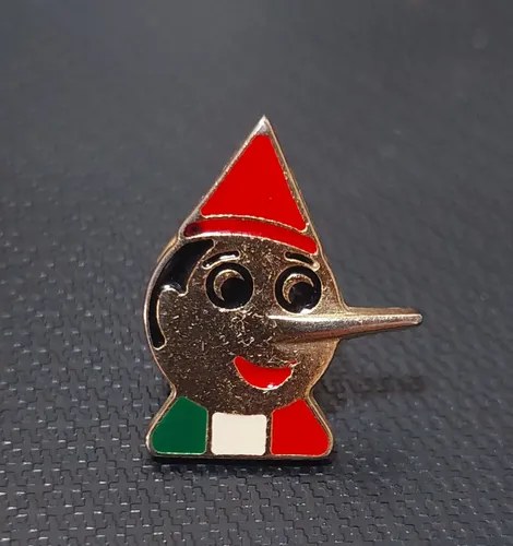 Viejo Pin Raro Pinocho Italia Consultar Stock Amarillo