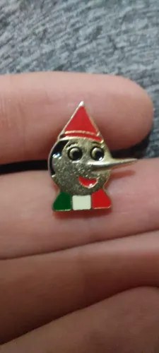 Viejo Pin Raro Pinocho Italia Consultar Stock Amarillo - 4