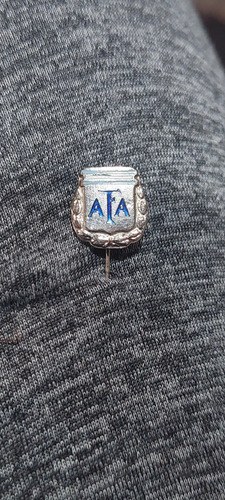 Viejo Pin, Escudo Afa Argentina Consultar Stock Plateado