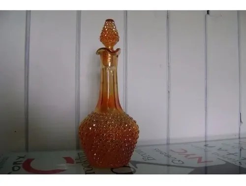 Vintage Botella Carnival Vidrio Consult Stock Hobnail