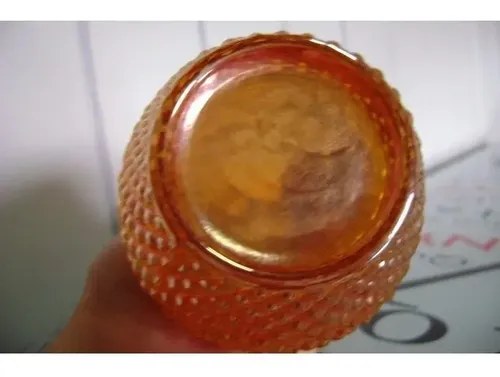 Vintage Botella Carnival Vidrio Consult Stock Hobnail - 5