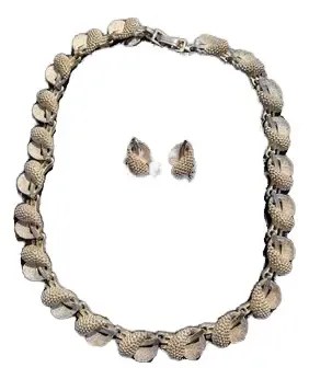 Vintage Conjunto Collar Aros Ornamex Inglés Consultar Stock
