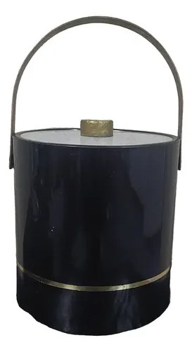 Vintage Hielera Diseño Marca Oslo Consultar Stock Negro Lisa