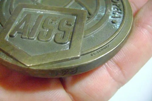 Vintage Medalla Aiss Estoril Portugal 1972 Grconsultar Stock - 4