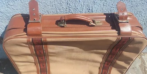 Vintage Valija Maleta Ysl Yves Saint Laurent Marrón - 4