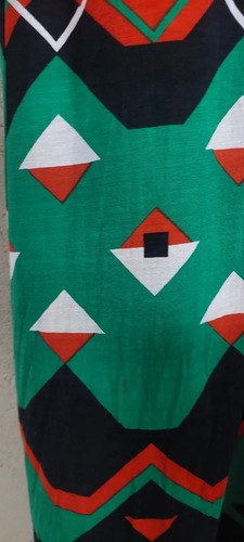 Vintage Vestido Diseño Verde Y Negro Consultar Stock Verde Uni - 8