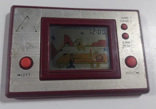 Vintage Video Juego Bolsillo 80 Gato Consultar Stock
