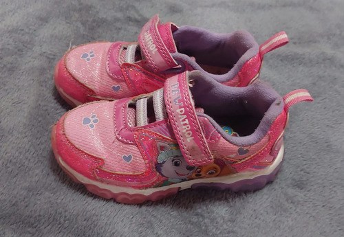 Zapatillas Paw Patrol Rosa Con Luz Footy Kids Niños Us 25 Rosa Liso 26,5 Ar