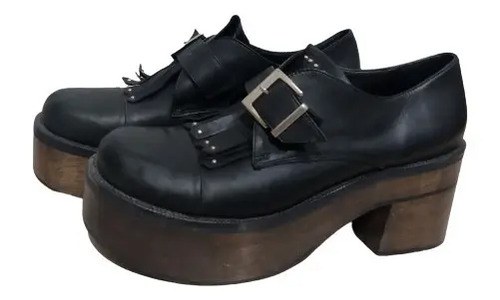 Zapatos Abotinados Plataforma Paruolo N40 Consultar Stock Negro 40