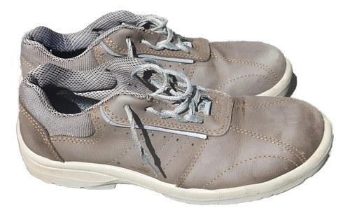 Zapatos Ombú De Trabajo 41 Gris Consultar Gris Claro 41
