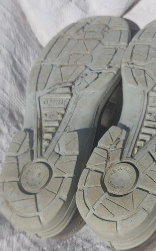 Zapatos Ombú De Trabajo 41 Gris Consultar Gris Claro 41 - 4
