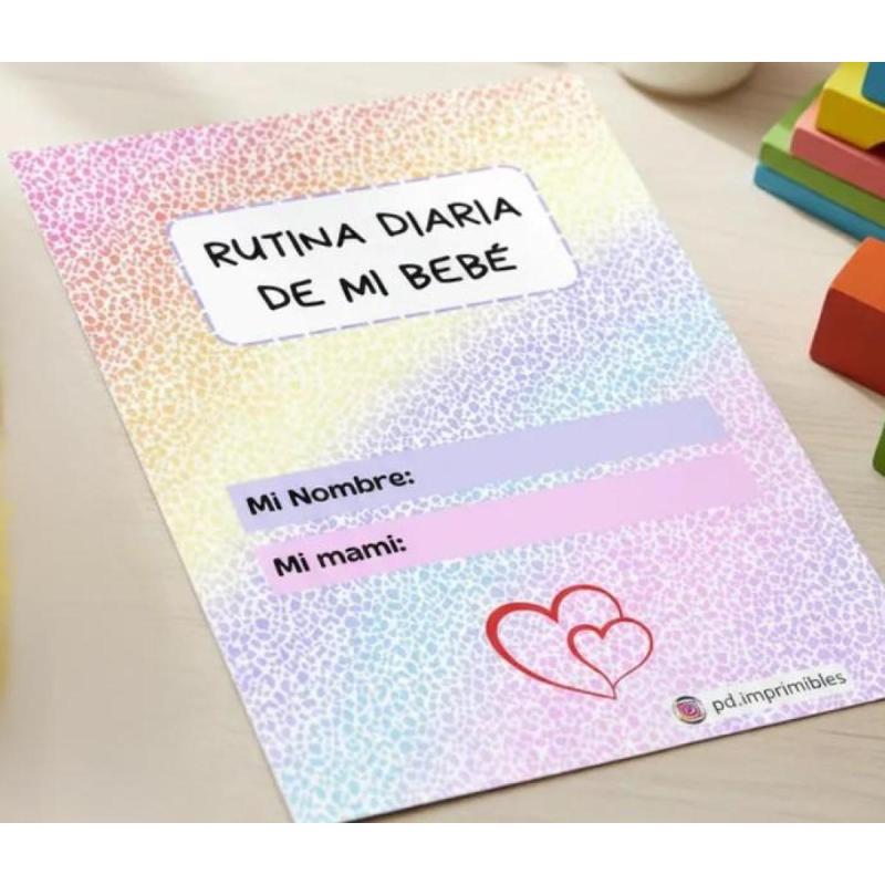 Diario de Rutinas del Bebé - Pdf Imprimible A4 - 2