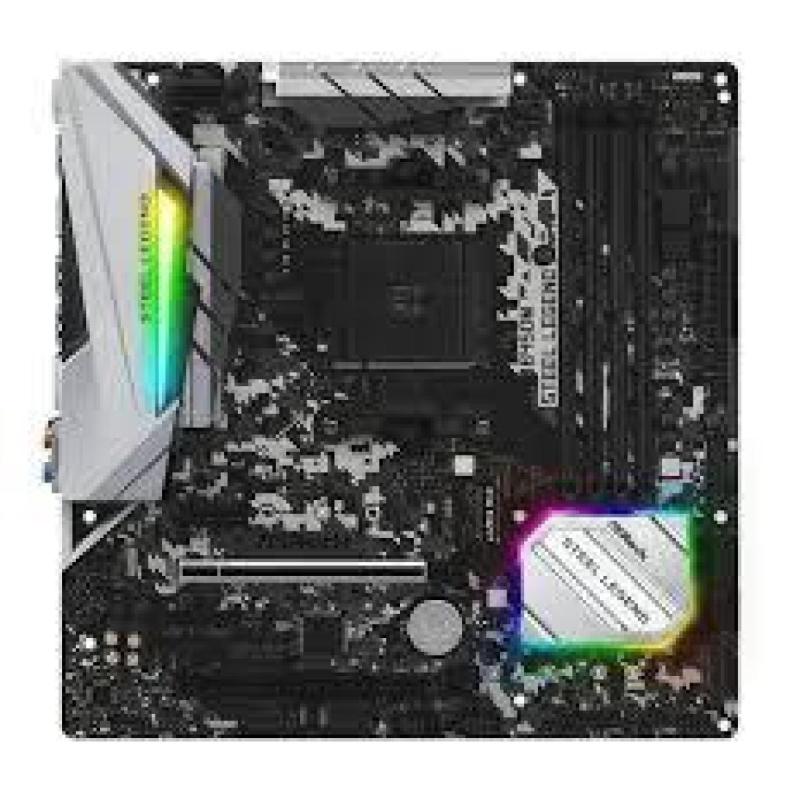 Motherboard Asrock Steel Legend B450 + AMD Ryzen 5 1600mhz + Mem 8gb