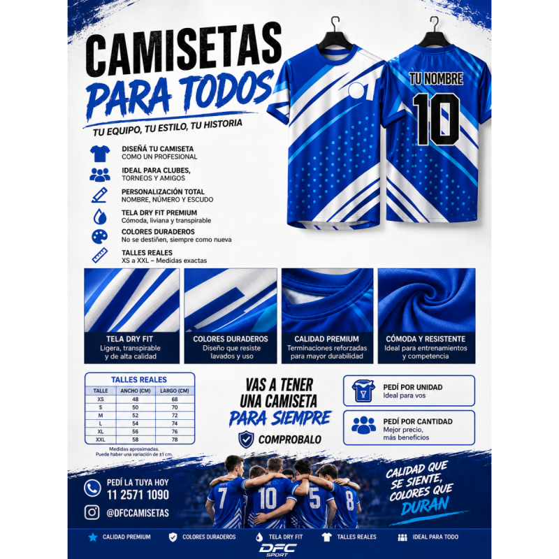 indumentaria deportiva personalizada
