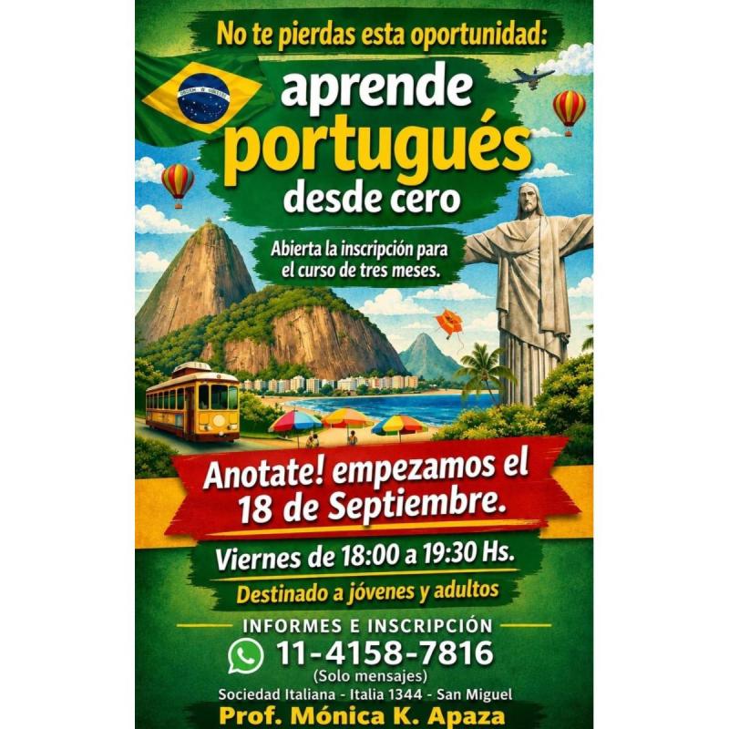 Portugues en san miguel y alrededores