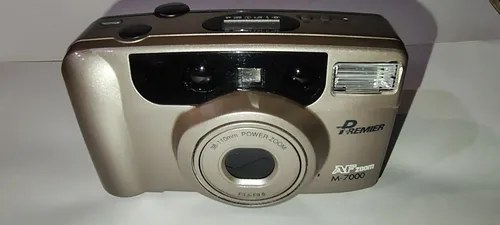 Cámara Premier M-7000 Af Power Zoom 38-110mm A Rollo 35mm Plateado