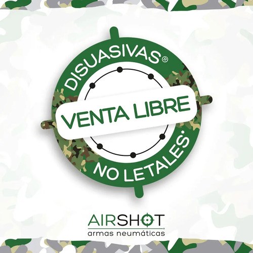 Escopeta Disuasiva® D550 By Airshot® Postas De Goma Defensa Negro 17.5 Mm - 7