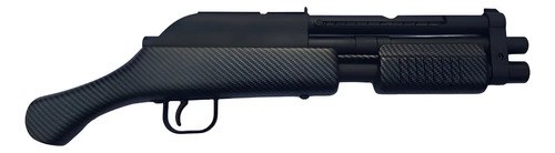 Disuasiva D550 Carbono Postas Pimienta Goma Defensa Personal Negro