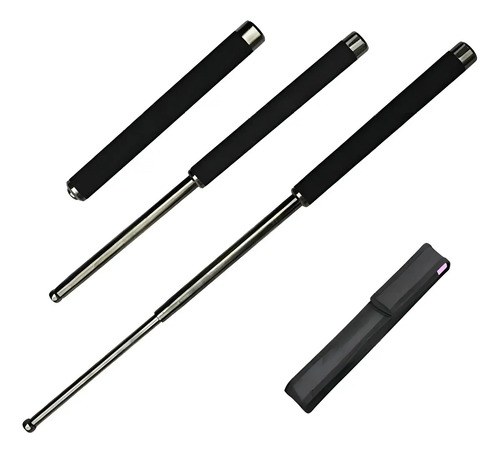 Baston Tonfa Extensible Rigido Police Uso Policial Funda