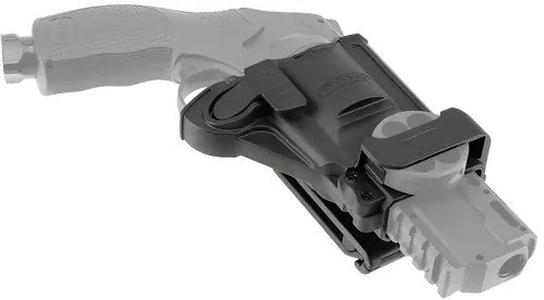 Funda Pistolera Umarex Revolver T4e Tr50 Polimero Aleman Color Negro Orientación De La Mano Zurdo/di