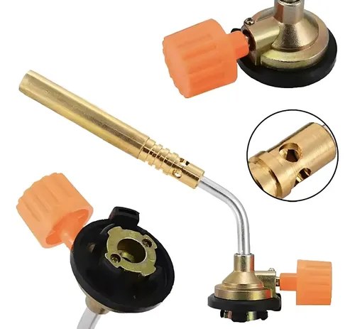 Soldador Soplete Gas Butano Pico Bronce Antorcha