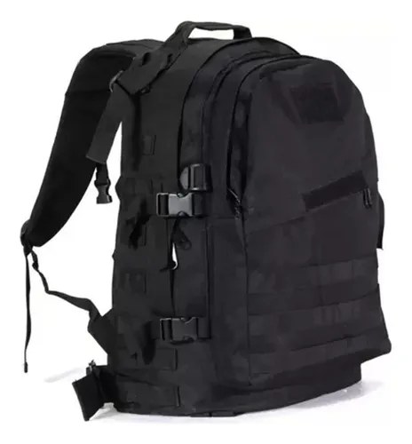Mochila Tactica Negro Arena Verde 40l