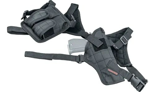 Pistolera Sobaquera Umarex Hombro Cuerpo 2 Comp Canana Zurdo/diestro Negro - 2