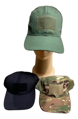 Gorra Tactica Con Velcro Camping Aventura
