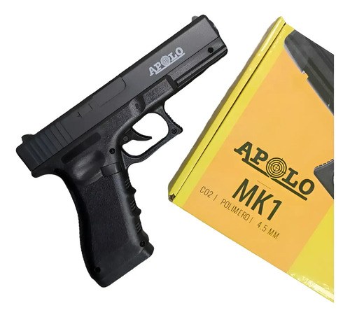Pistola Co2 Mk1 Apolo Negro 4.5 Mm
