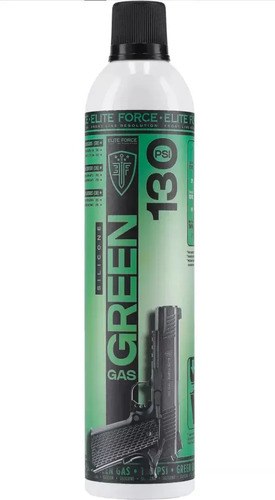 Green Gas 130psi Elite Force 600ml Verde