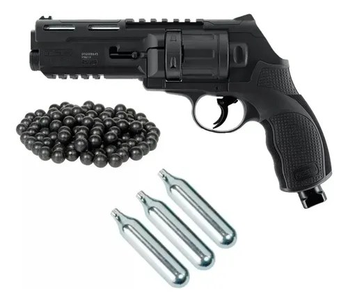 Revolver Disuasivo Defensa Umarex T4e Tr50 Kit Gen 2 Laser Negro 1270 Mm