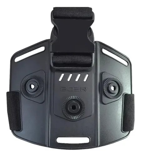 Base Plataforma Muslera Tactica Polimero Boer Low Ride Negro