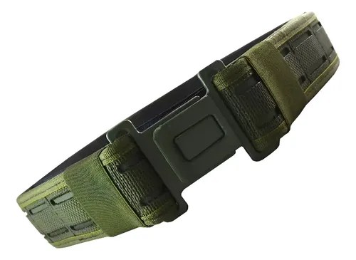 Cinturón Cinto Policial Militar Táctico Molle Verde Boer