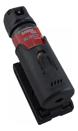 Kit Tactico Defensa Boer Porta Linterna+porta Gas Pimienta Negro - 2