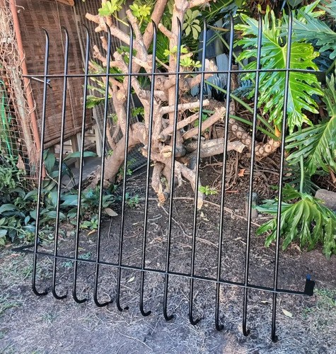 Reja De Hierro Para Ventana De Alta Seguridad - 1,68x1,50mts Negro