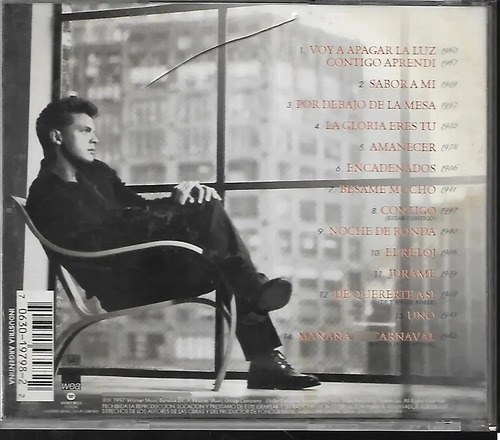 Luis Miguel Album Romances Sello Warner Music Cd Año 1997 Estándar - 2